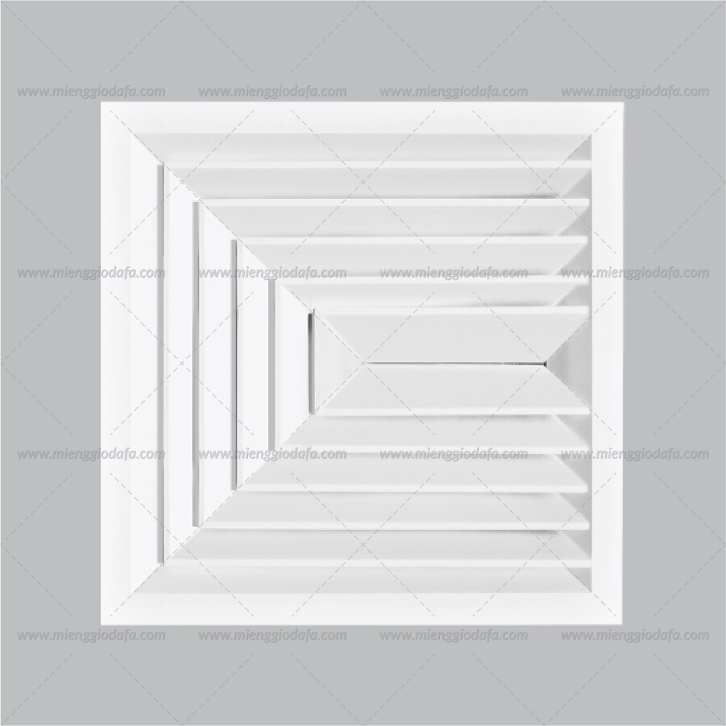 Miệng gió khuếch tán 3 hướng ( Supply Air Diffuser - Model: SAD )