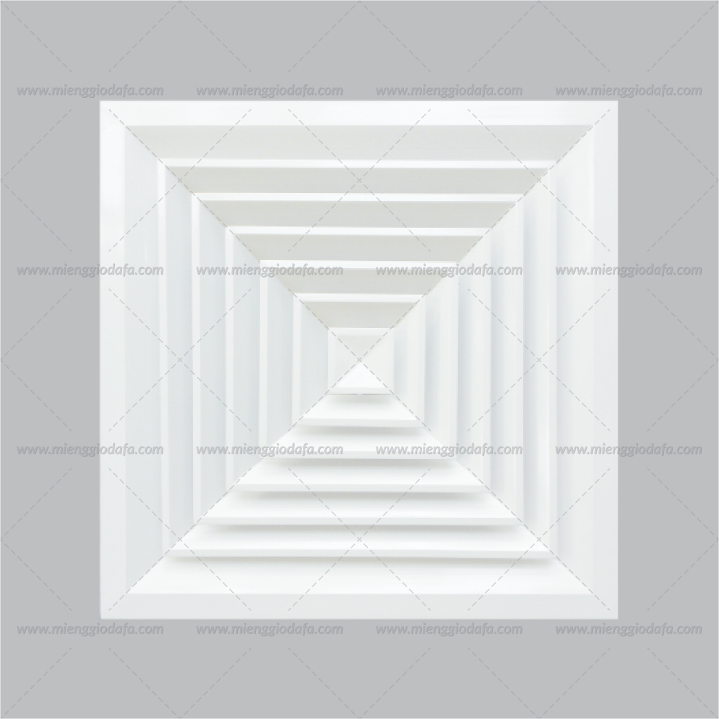 Miệng gió khuếch tán 4 hướng ( Supply Air Diffuser - Model: SAD )